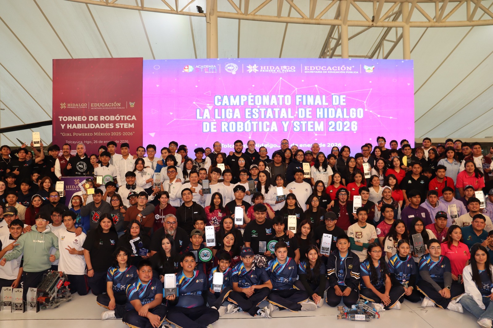Hidalgo celebra el talento STEM en el Torneo Final de la Liga Estatal 2026 